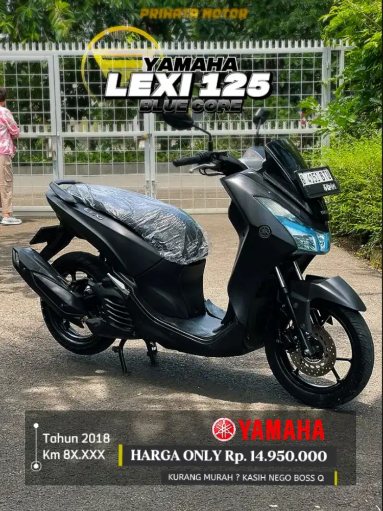 DP 2,5 Jutaan YAMAHA LEXI 125 BLUE CORE 2018
