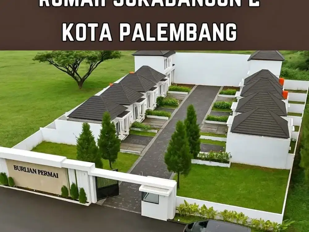 Miliki Rumah Cluster Area Sukarami KOta Palembang