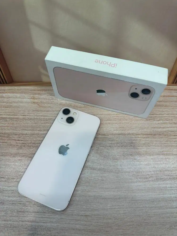 iPhone 13 128GB Pink eks iBox BH 88% Lengkap