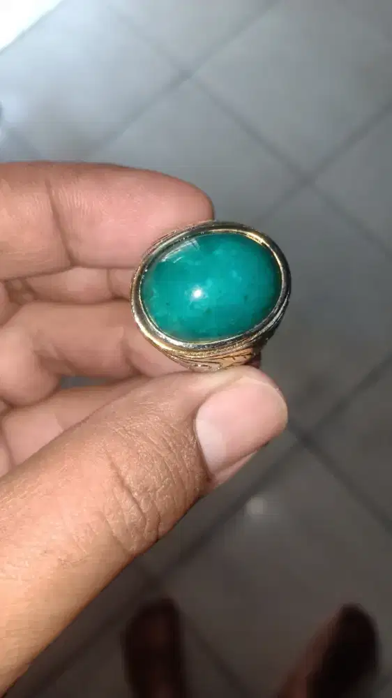 Batu bacan DM 20 ring no 19 batu udh mantul bisa tt