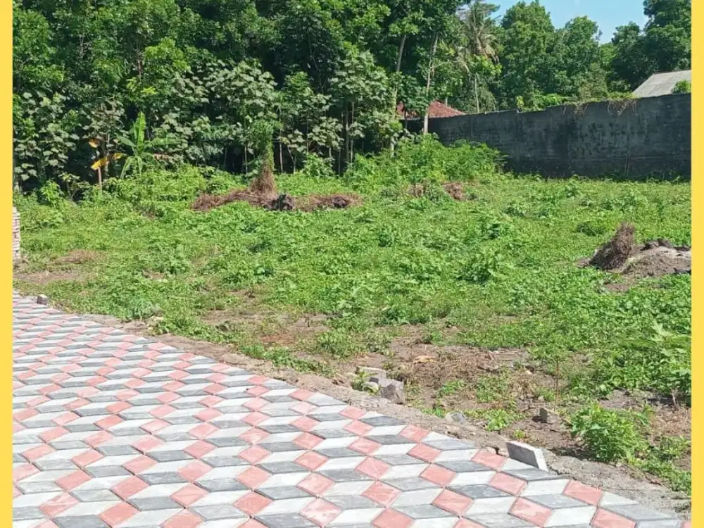 Tanah Kost Jogja 3 Menit Kampus UII Kaliurang SHM Pekarangan