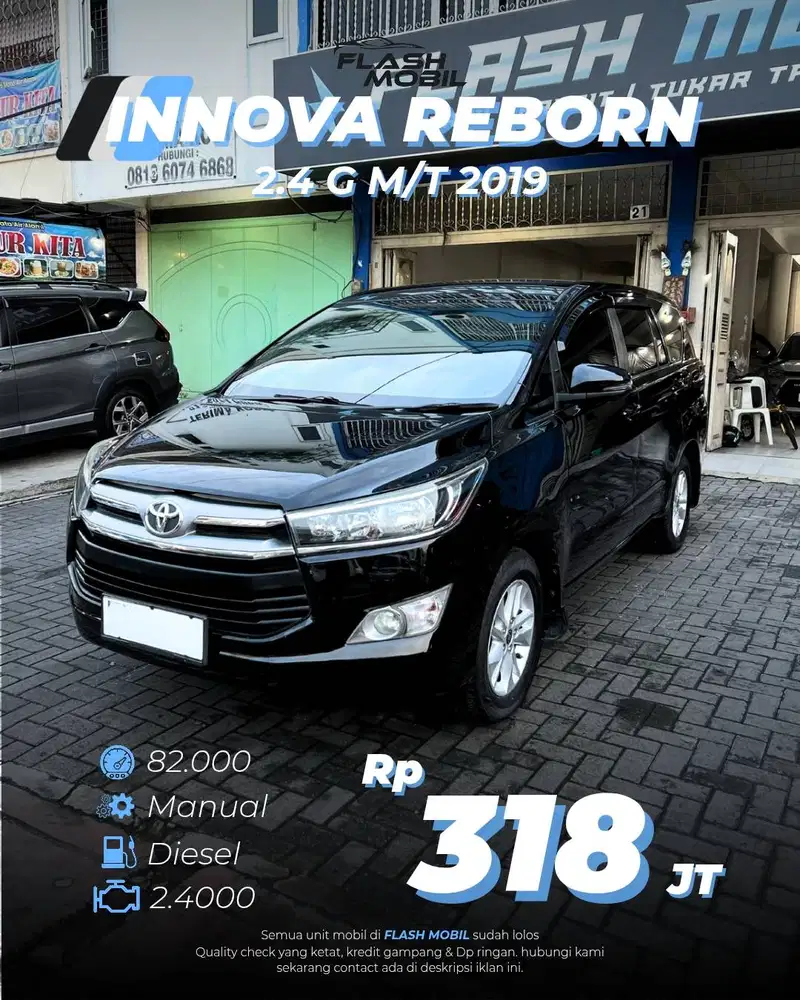 TOYOTA INNOVA REBORN 2.4 G M/T 2019
