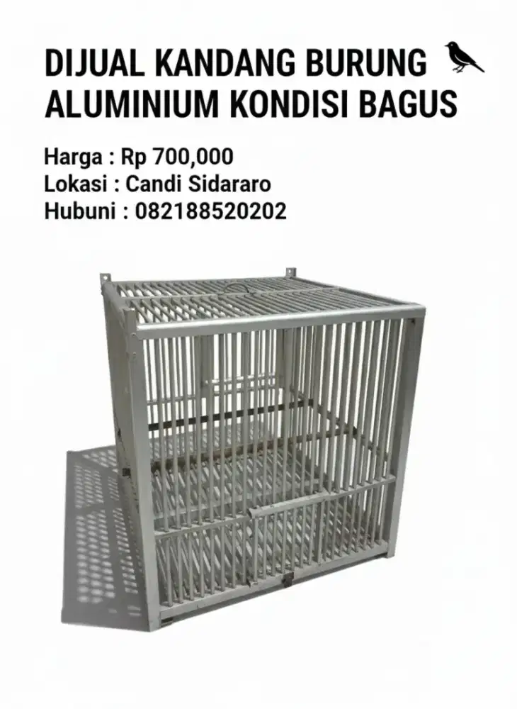 Dijual Kandang Burung Alumunium