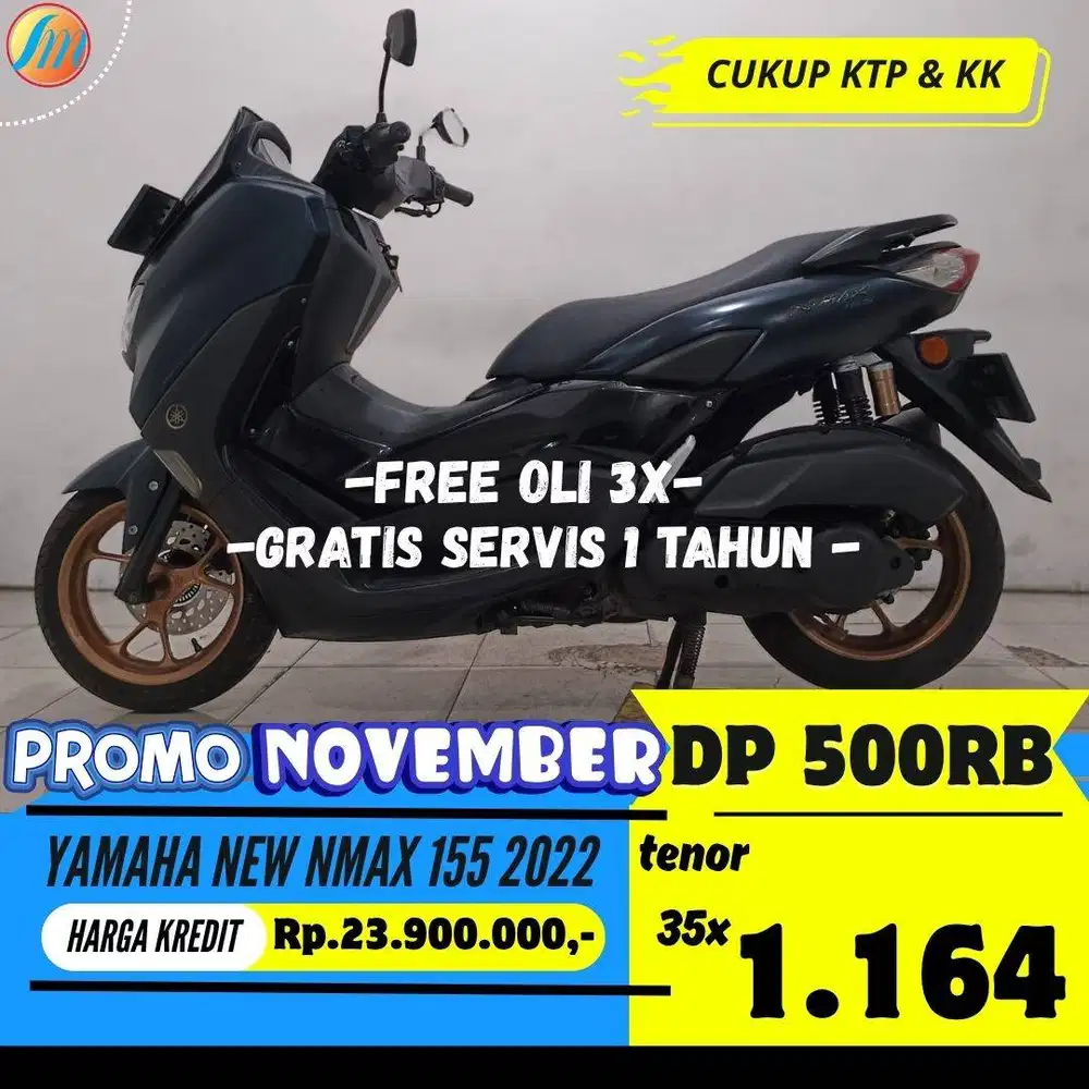 YAMAHA NEW NMAX 155 2022 KREDIT DP 500RIBU ANGSURAN TERJANGKAU