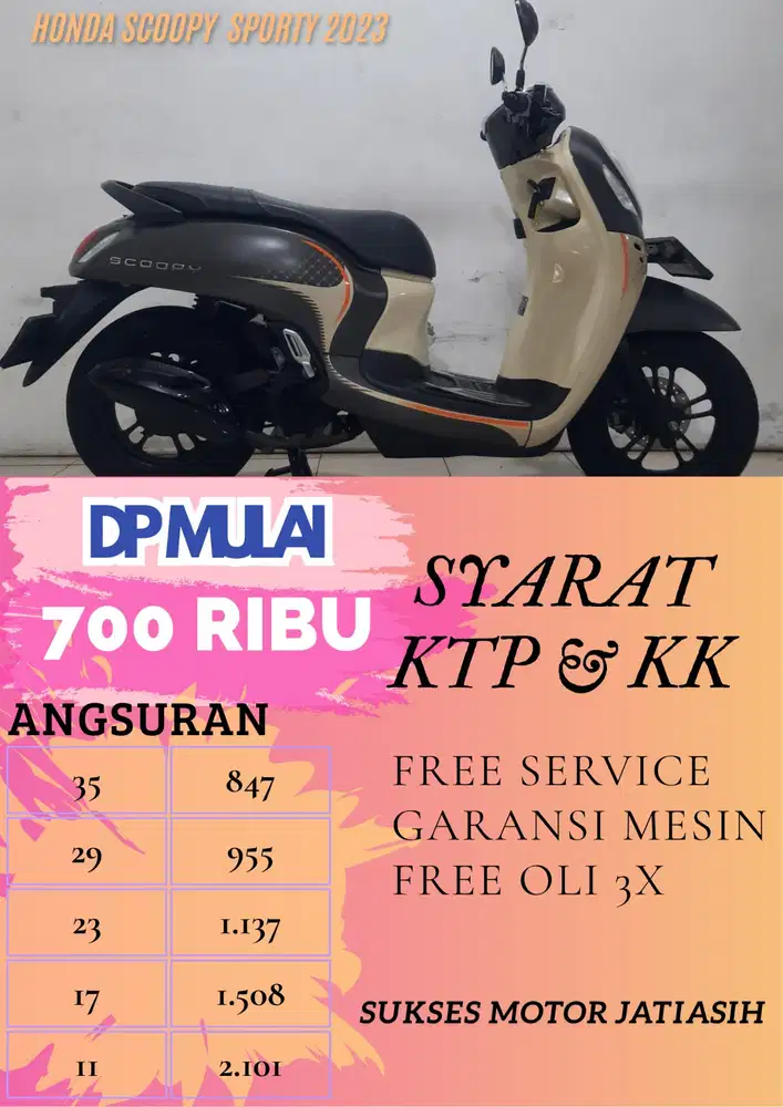 HONDA SCOOPY SPORTY 2023