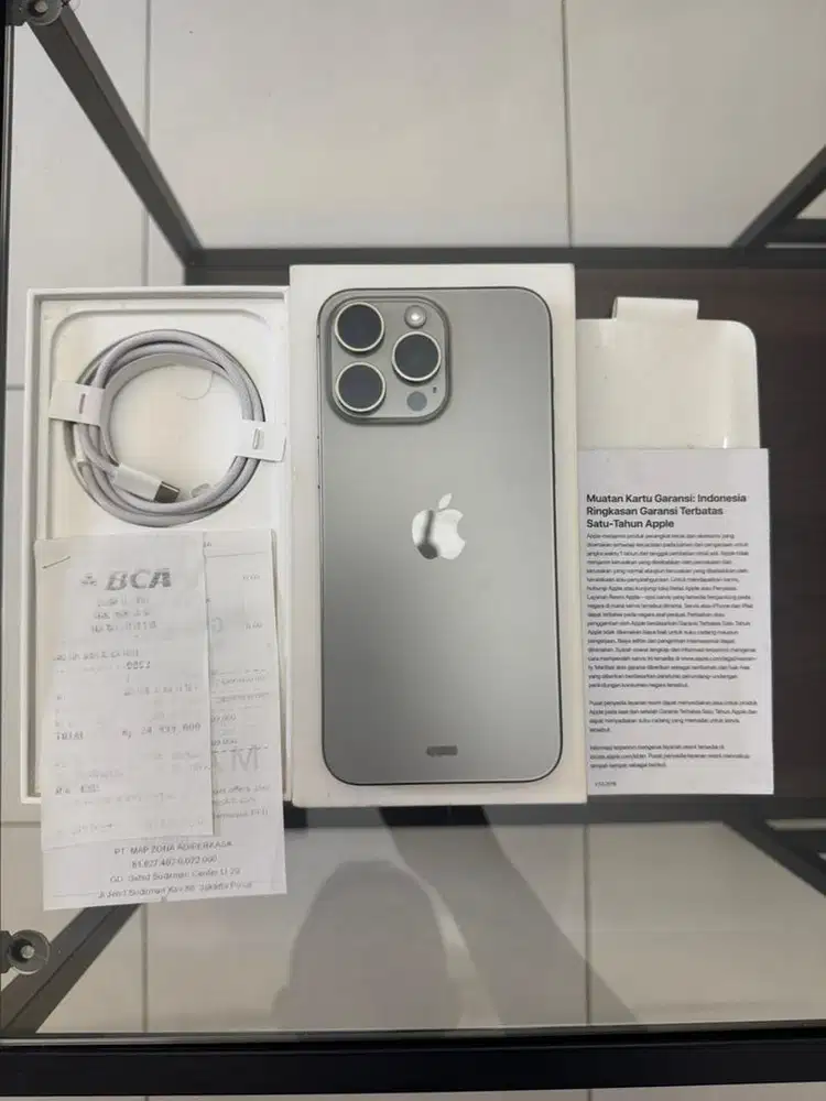 Iphone 15 Promax titanium beli dari Baru ibox jual cepat