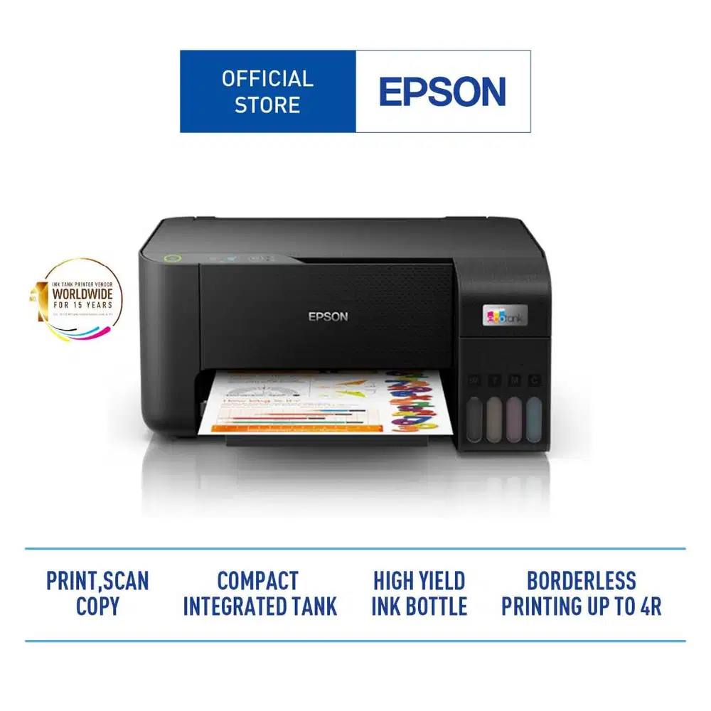 Printer Epson L3210 All in One Printer Black