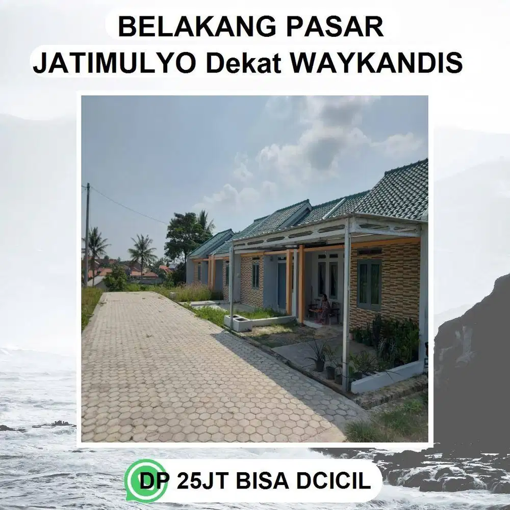 PERUMAHAN DEKAT DENGAN PASAR LOKASI SUDAH RAMAI PERMUKIMAN