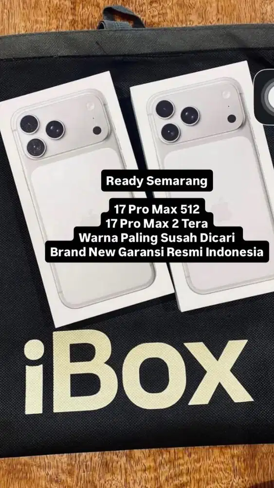Iphone 17 Pro Max 512&2 Tera New iBox