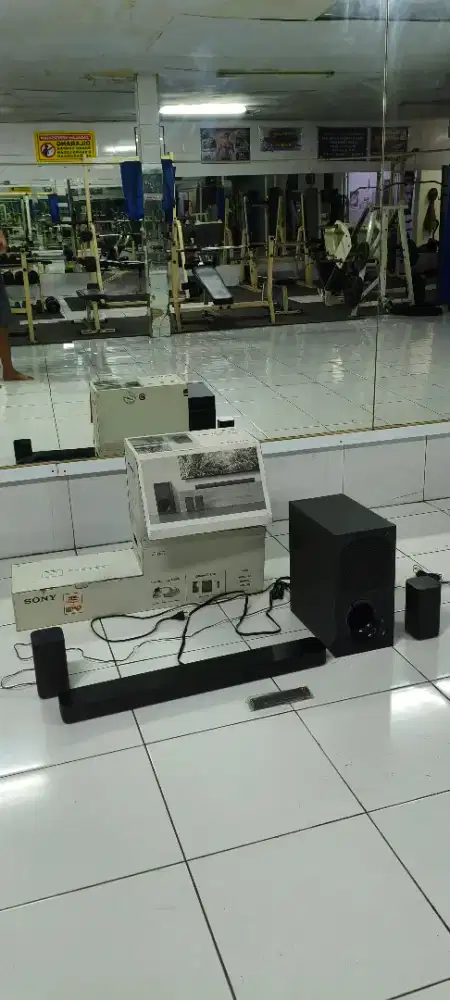 Speaker Soundbar Sound Bar Sony HT-S20R HTS20R Mulus Lengkap Dus