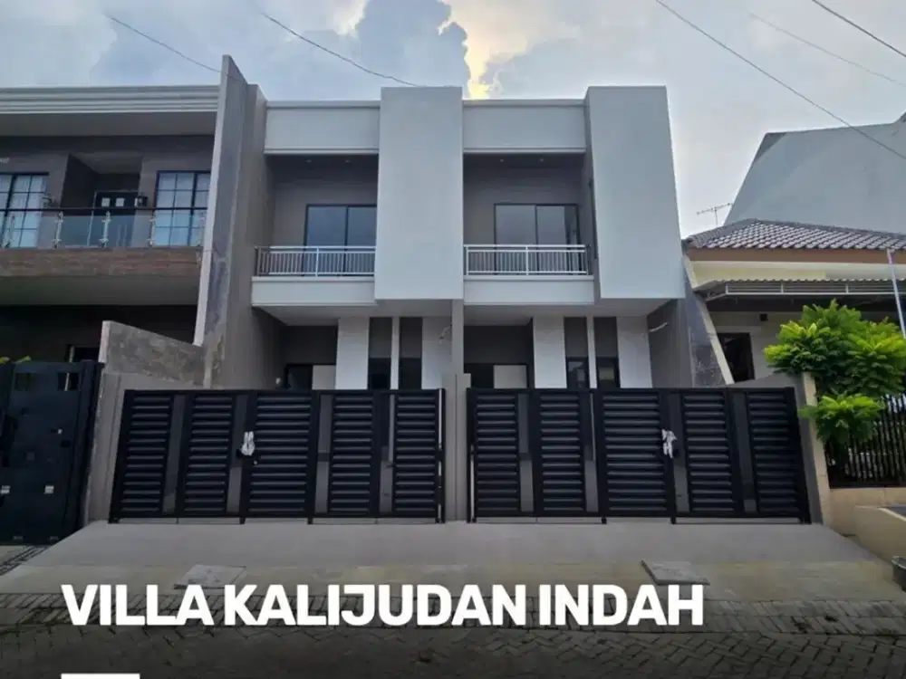 Rumah Villa Kalijudan Indah NEW MINIMALIS tandon atas bawah