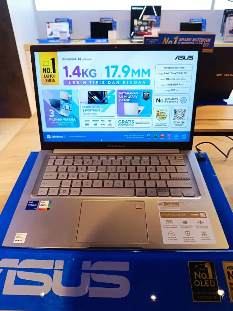 Asus Vivobook 14 A1404VA Core i7
Cicilan mulai dari 600 ribuan aja ..