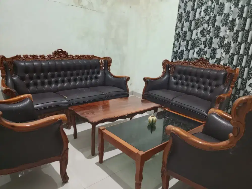 Jual kursi jati asli Jepara satu set