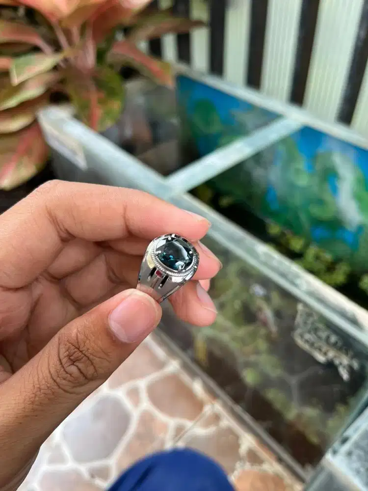 Monel Chrome Blue Topaz Clear