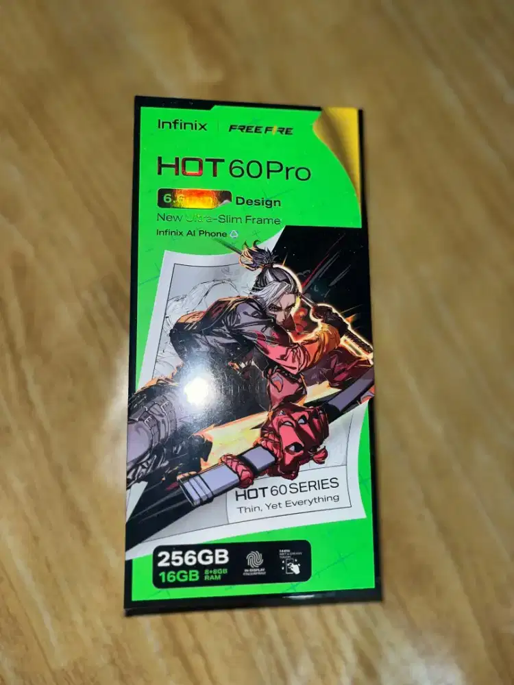 Jual HP infinix hot 60 pro, bLack 8/256