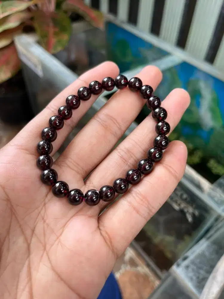 Almandine Garnet Clear 8mm