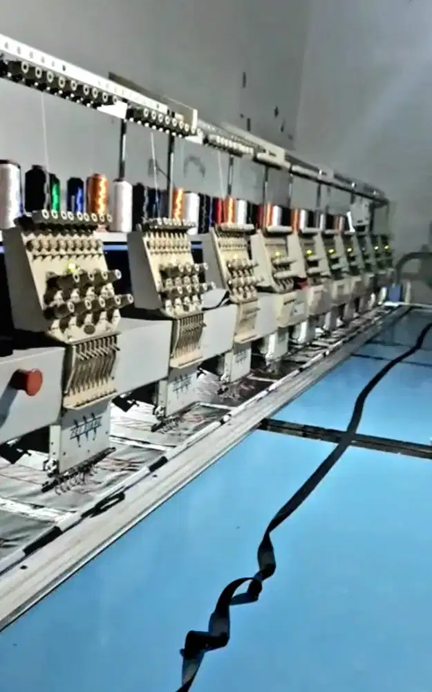 Mesin Bordir 12 kepala 9 benang