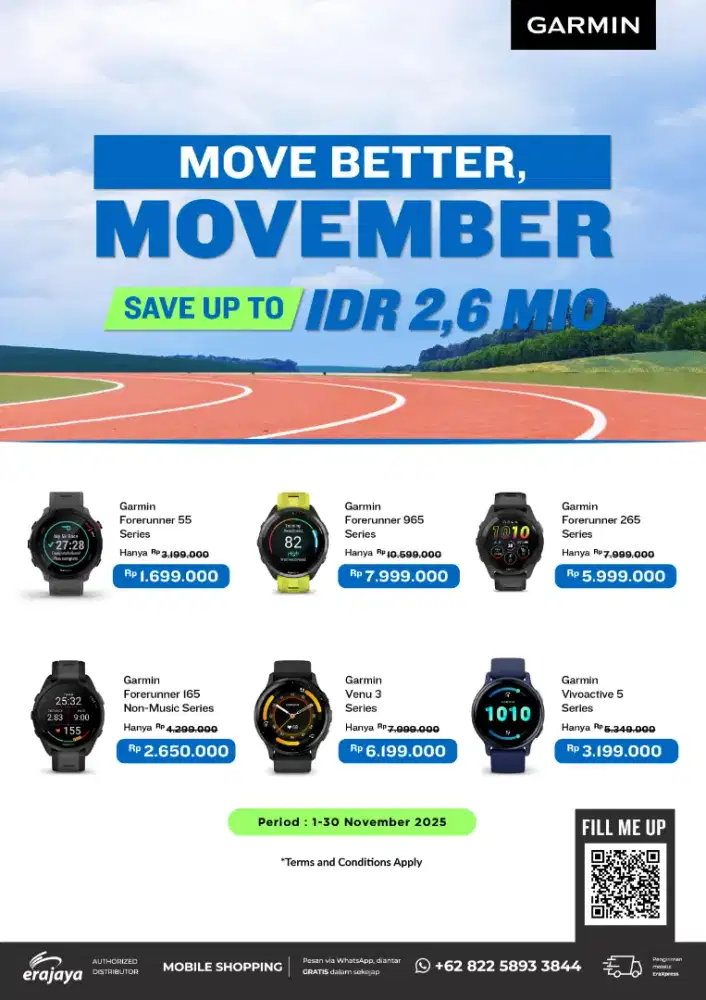 Promo Movember Garmin Lampung