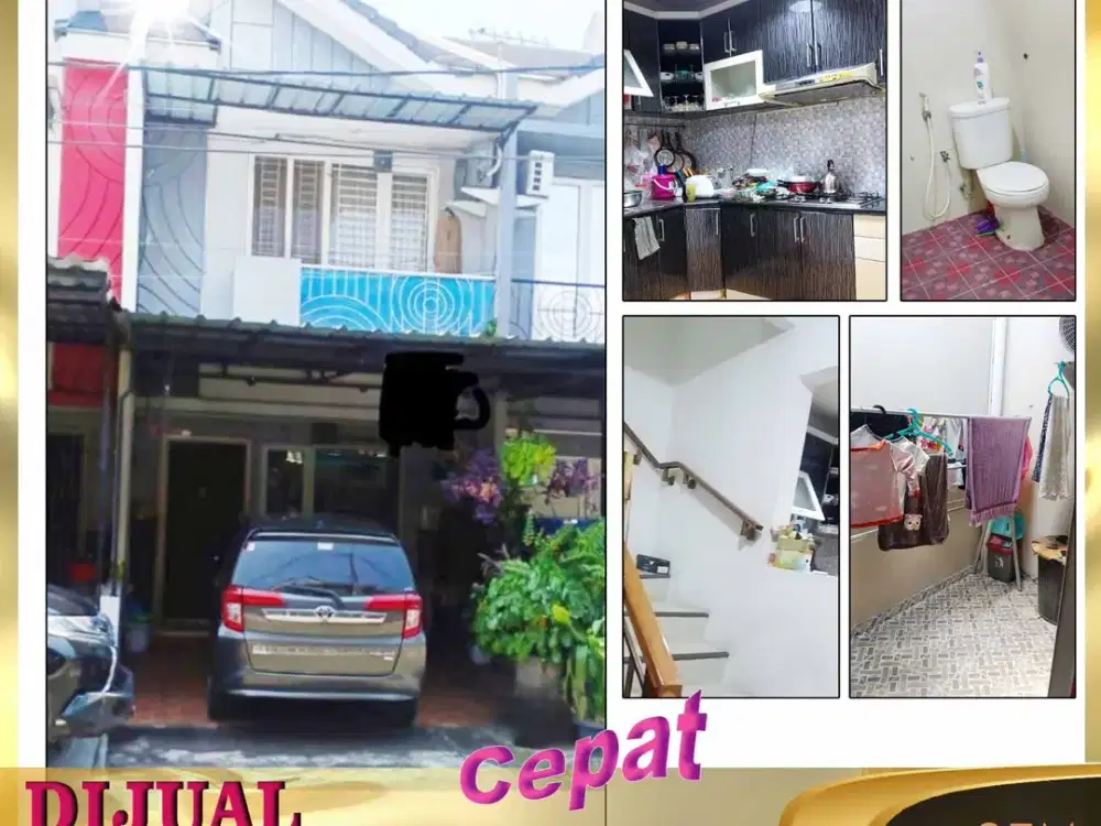 DIJUAL RUMAH 2 Lantai di Perumahan Golden Palm Residence Cengkareng - Jakarta Barat