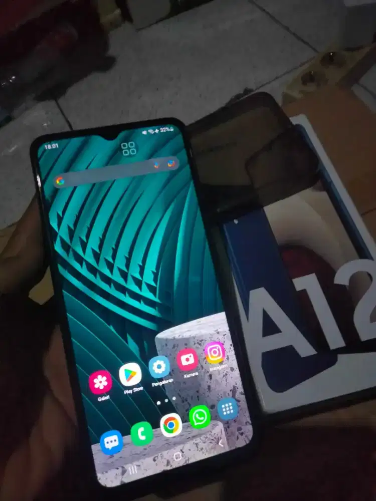 Samsung A12 ram 4/128 muluss rahayu