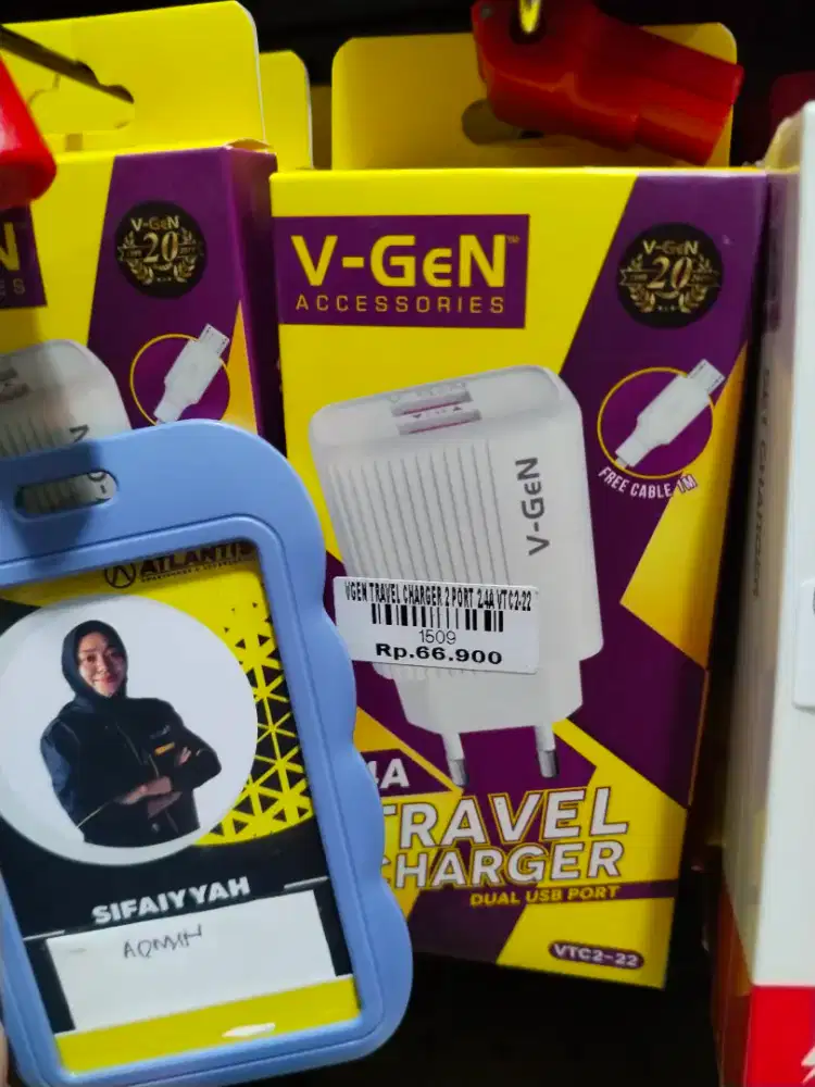 VGEN TRAVEL CHARGER 2 PORT 2.4A VTC2-22 | ATLANTIS DAHSYAT