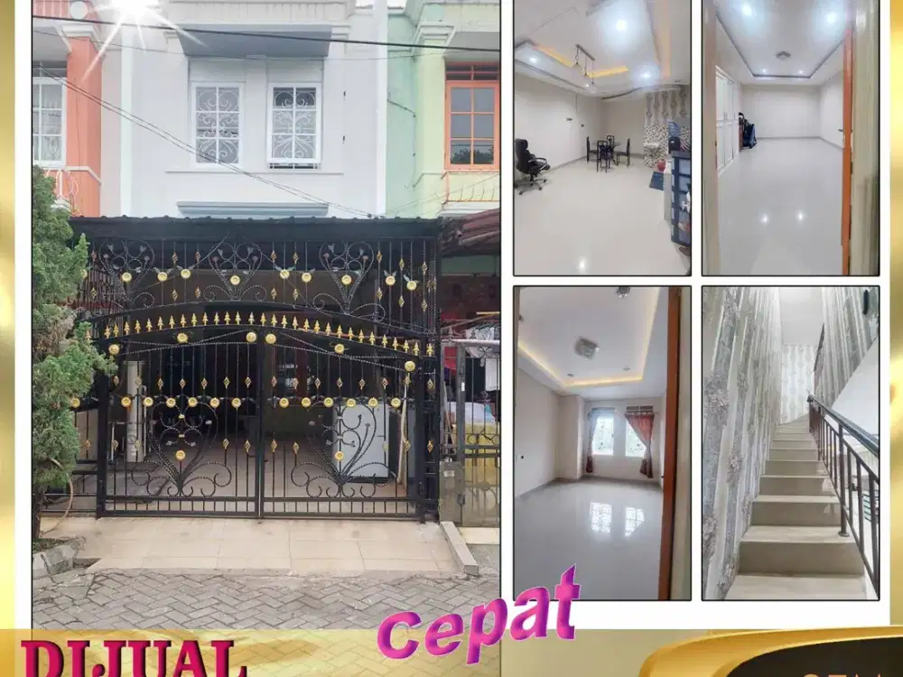 DIJUAL RUMAH 2 Lantai di Perumahan Mutiara Taman Palem Cengkareng - Jakarta Barat.