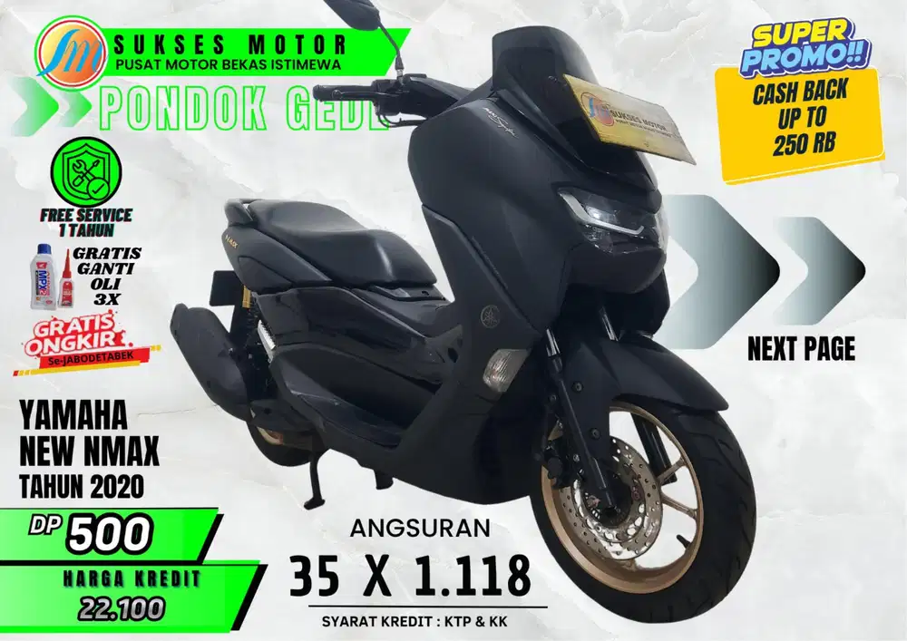 DP 500 NMAX TH 2020 PROMO!!!