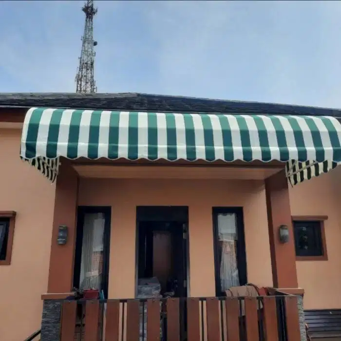 kanopi kain motif belang belang dengan tukang ahli