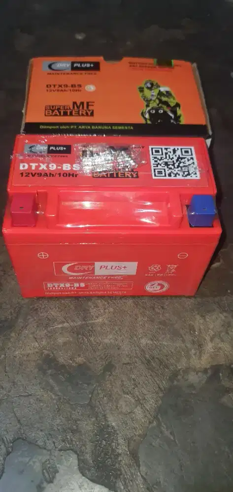 AKI KERING DTX9AH ATAU 9 AH COCOK UNTUK KYMCO TREND NINJA MOGE 250 NEW