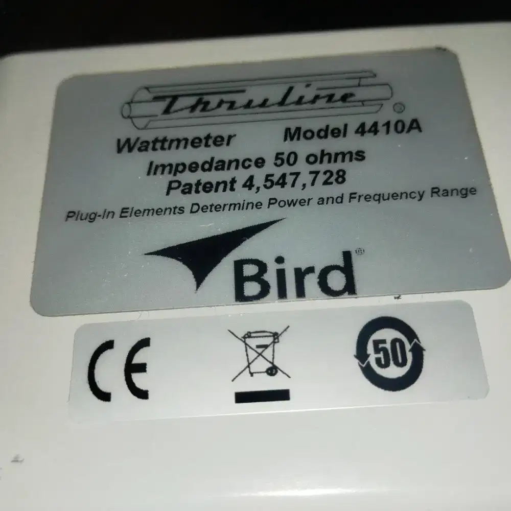 Bird Thruline RF Wattmeter 4410