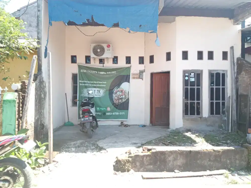 Dijual cepat rumah semi permanen