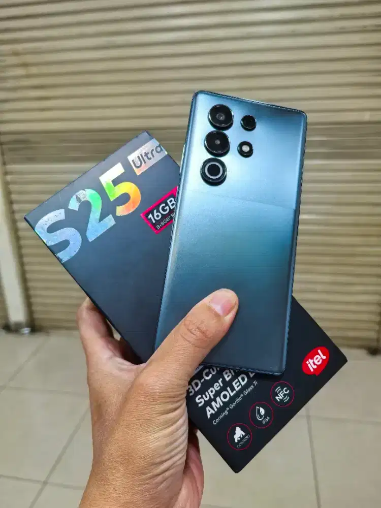 Itel s25 ultra 8/128 resmi Indonesia garansi on