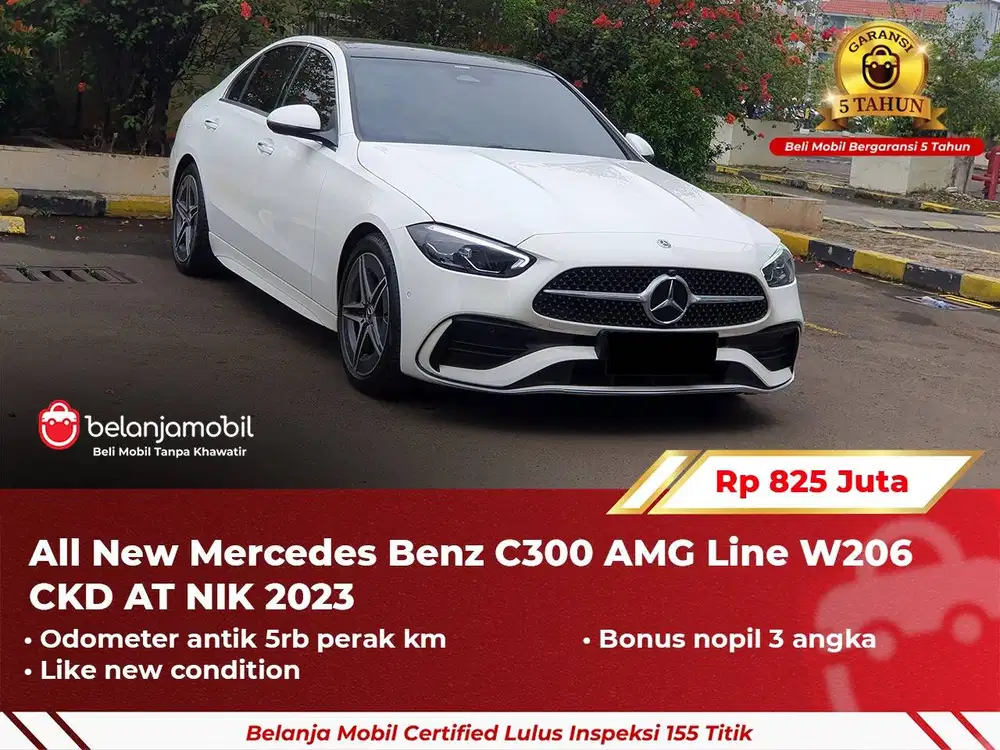 [ GARANSI 5TH ] Mercedes Benz Mercy C 300 C300 AMG W206 2023/2024