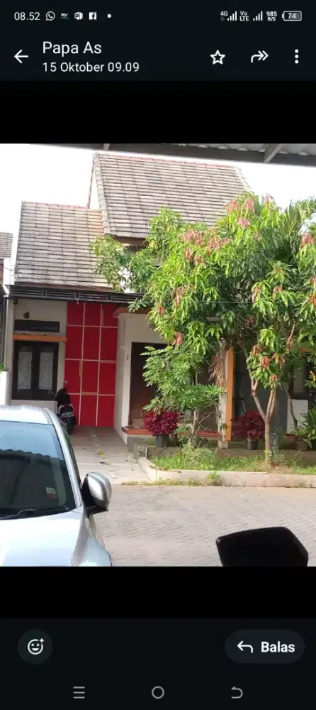 Rumah Tengah kota disewakan atau Di Kost.