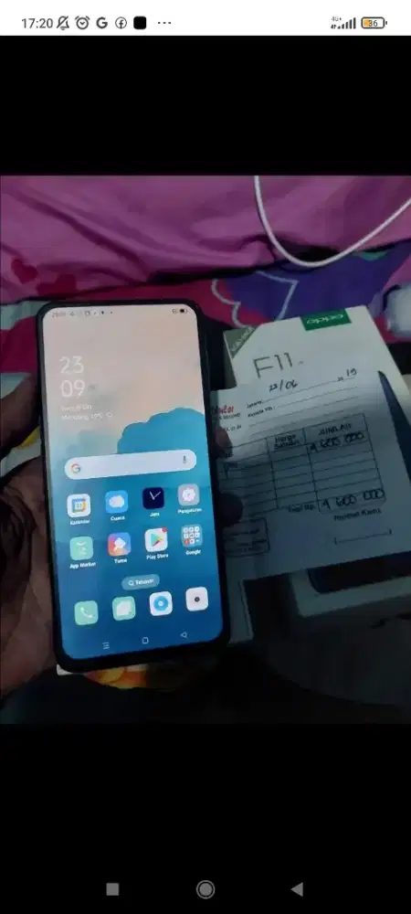 JUAL OPPO F11 (HP + CHARGER ONLY)