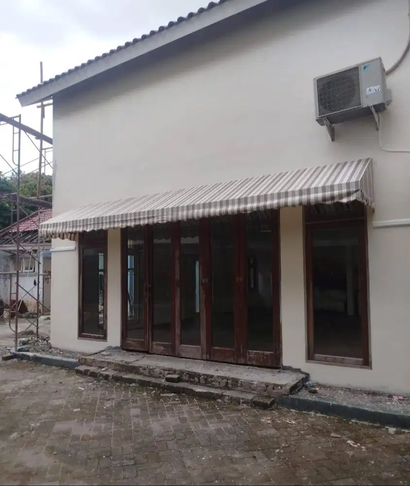 kanopi kain awning teras rumah aesthetic