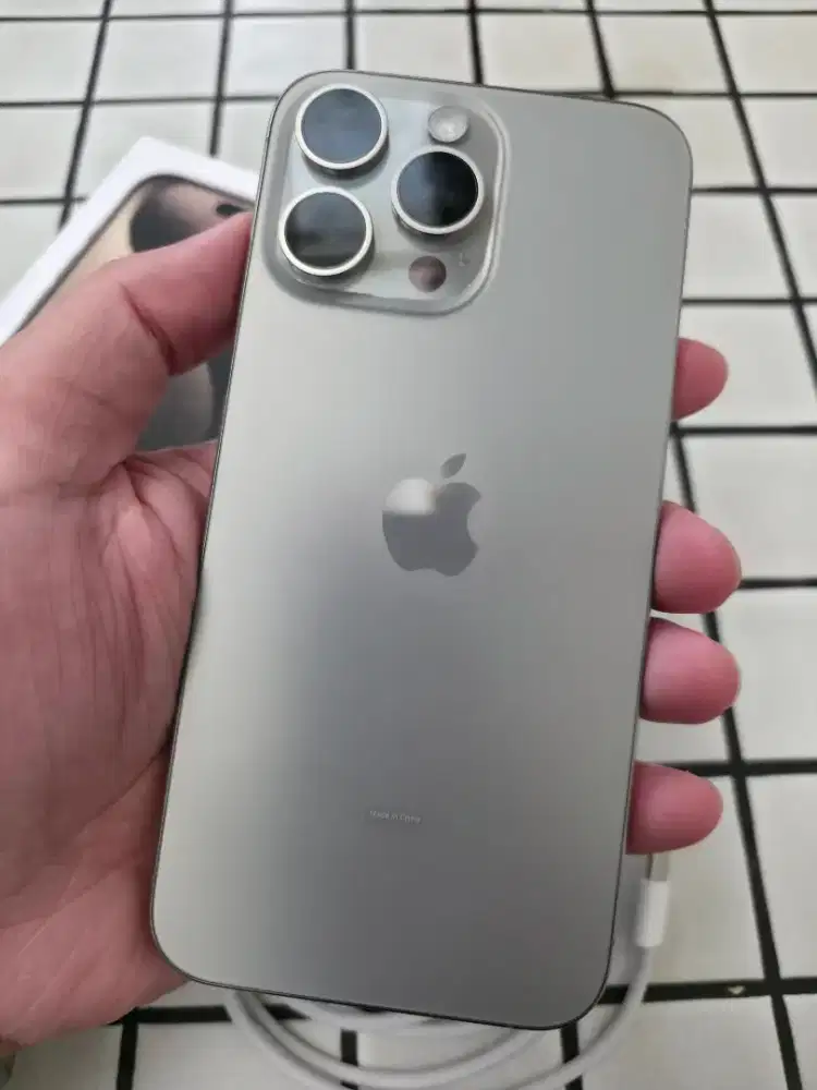 IPHONE 15 PRO MAX NATURAL TITANIUM 256GB PERFECT LIKE NEW EX IBOX
