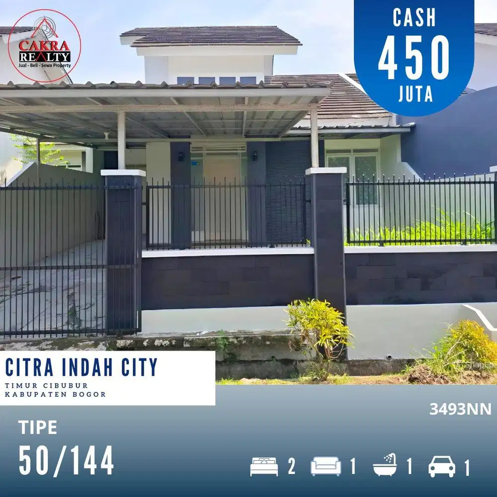 Rumah bagus semi real estate Murah di citra indah city