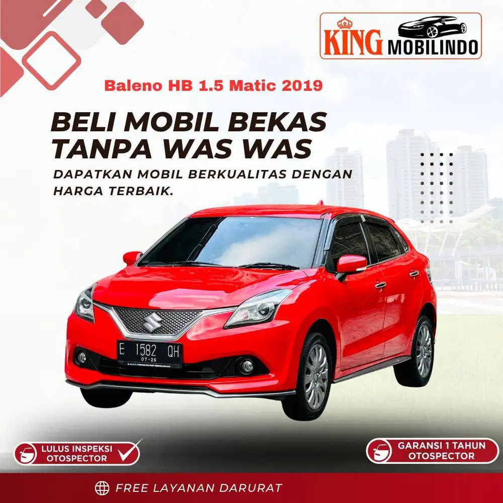 ( Garansi 1 Tahun ) Suzuki Baleno HB 1.5 Matic 2019, Termurah !!!