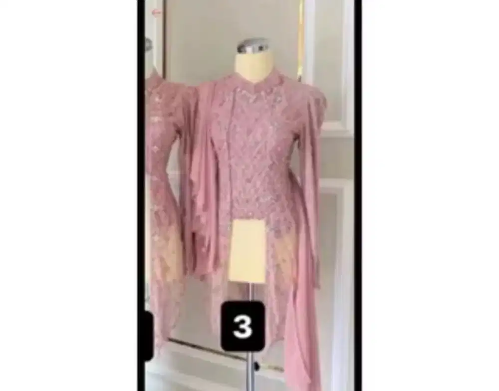 Baju Kebaya Rose Gold