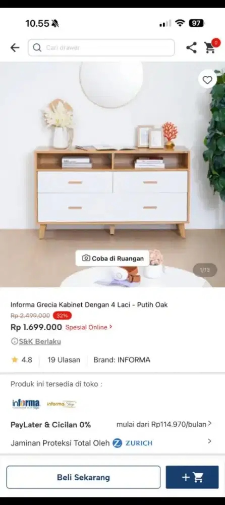 BUFFET INFORMA lemari TV