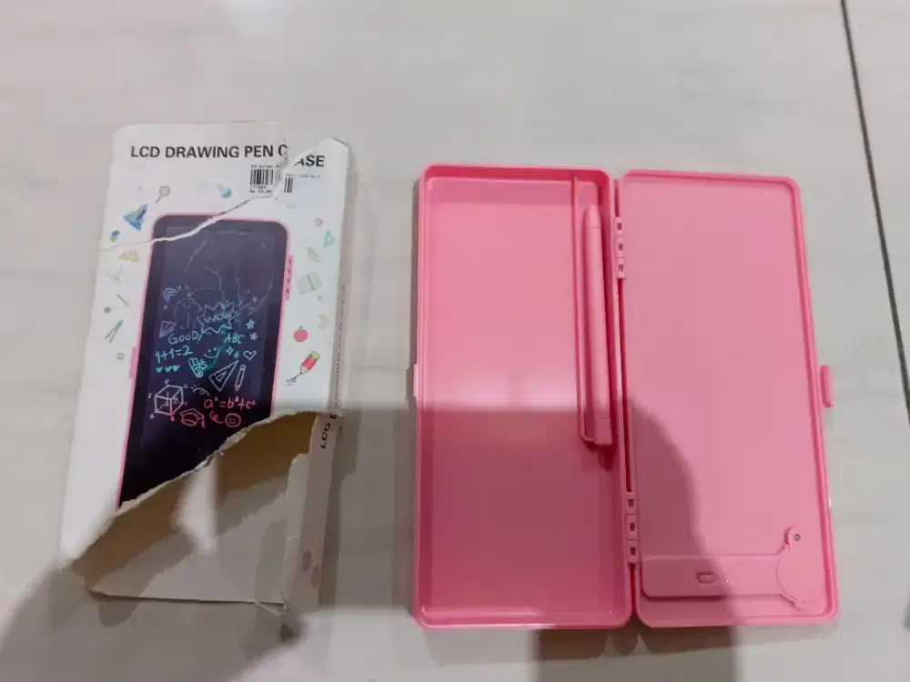 Jual cepat LCD drawing pen kotak pensil bocah