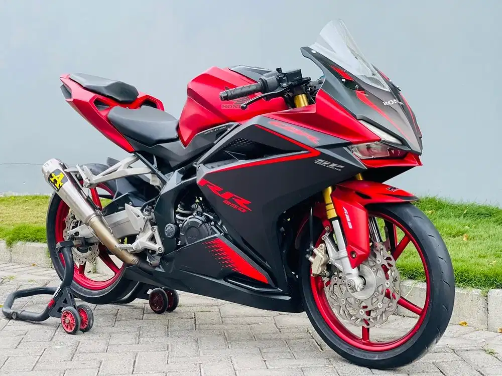Honda cbr250rr 2019 red matte plat N pajak on cbr250 rr cbr 250rr