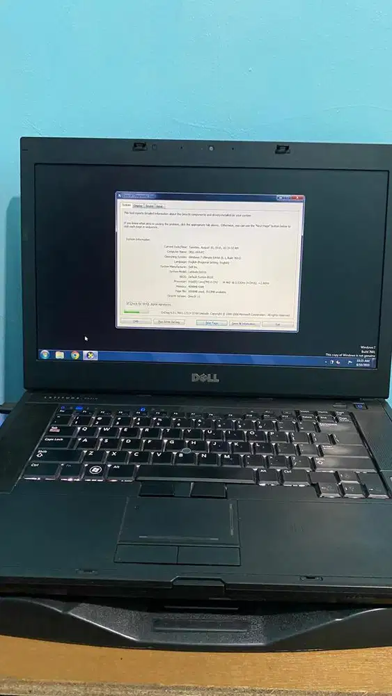 Laptop DELL Latitude E6510 Core i5 Ram 4gb Dual VGA Black Second