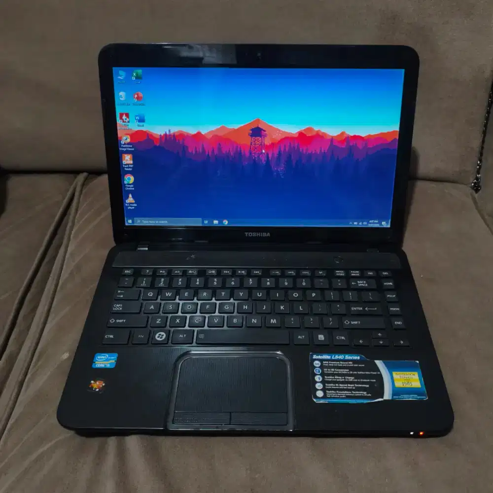 Laptop Toshiba Core i5, Ram 8 GB
