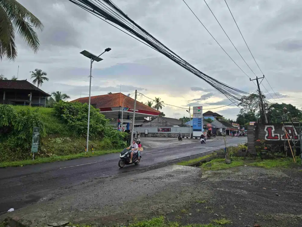 Dijual tanah di pinggir jalan utama di tabanan bali
