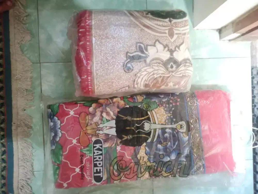 karpet santai super lebar jumlah 2 pcs