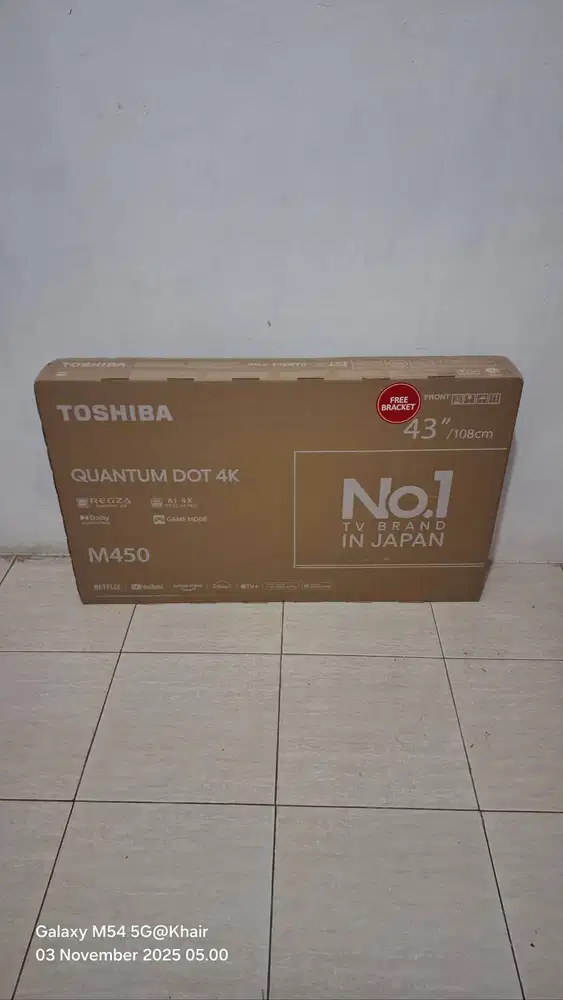 jual SMART QLED TV TOSHIBA 43 inch type M450