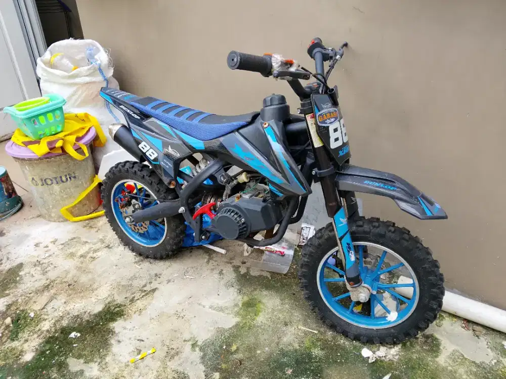 Mini Trail XTM 49, 49cc 2 Tak — Siap Pakai, Kondisi Oke (Harga Murah!)