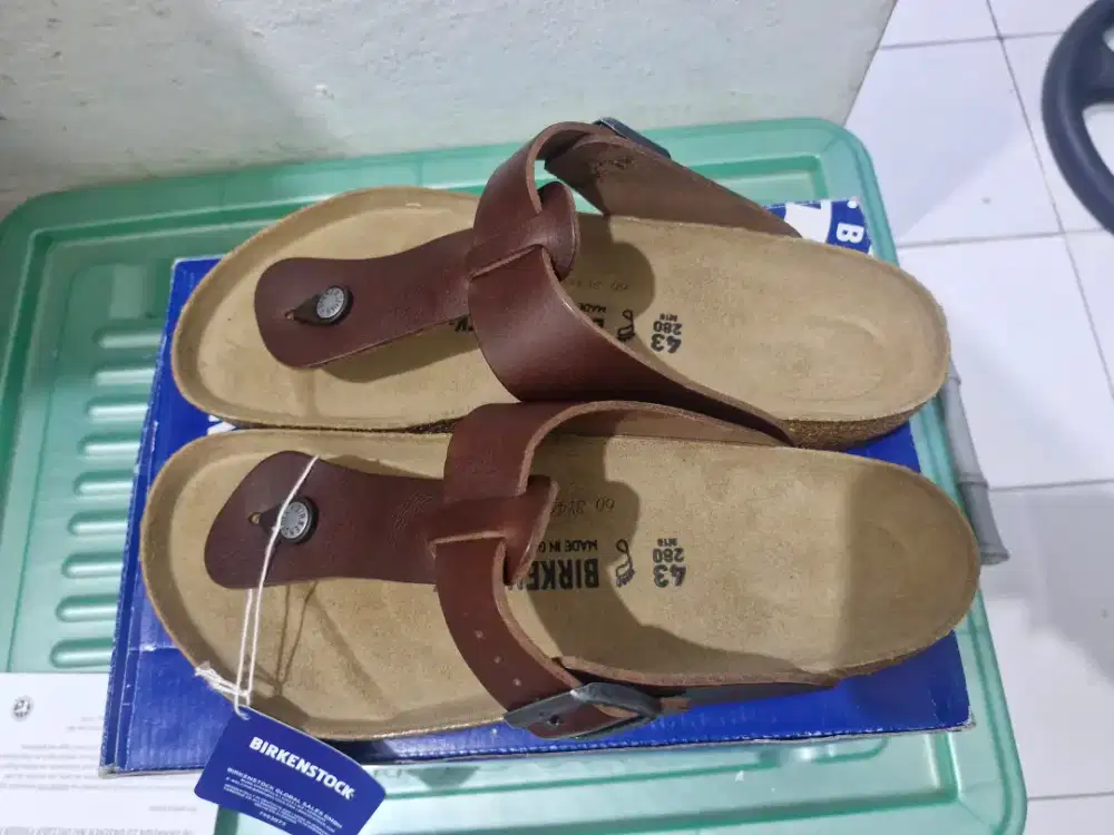 Sandal birkenstock safaga vintage wood